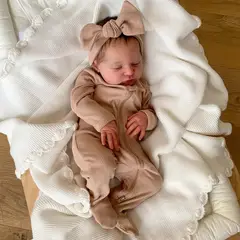 TIOZONEY - Muñeca bebe reborn vinilo de silicona juguetes para 48cm