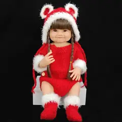 TIOZONEY - Muñeca bebe reborn vinilo de silicona juguetes para 55cm