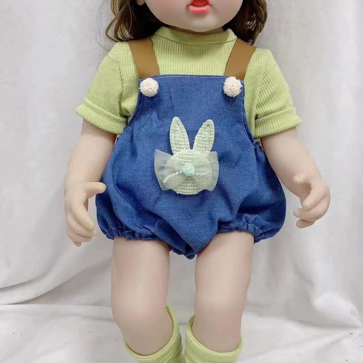 TIOZONEY - Muñeca bebe reborn vinilo de silicona juguetes para 55cm