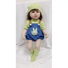 TIOZONEY - Muñeca bebe reborn vinilo de silicona juguetes para 55cm