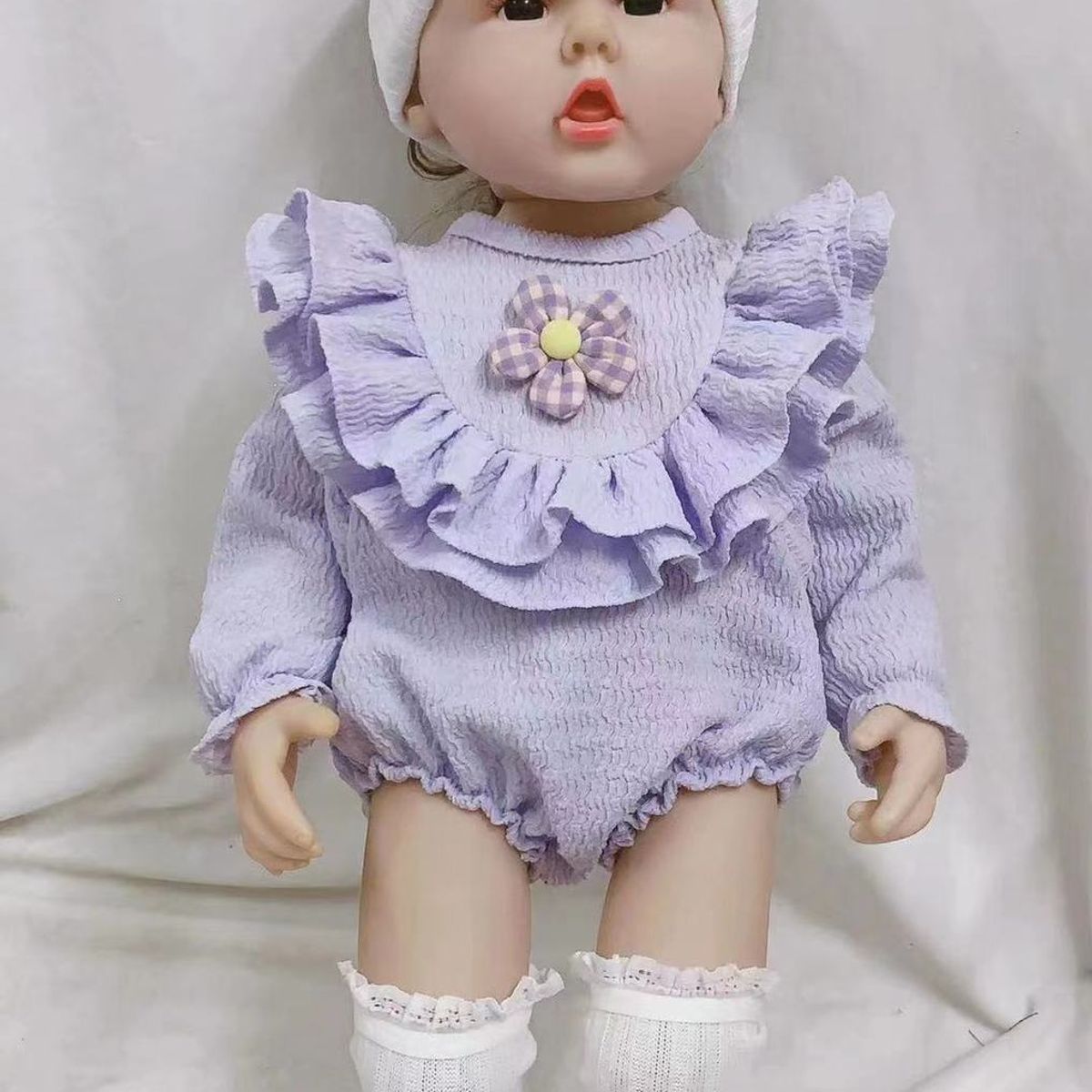 TIOZONEY - Muñeca bebe reborn vinilo de silicona juguetes para 55cm