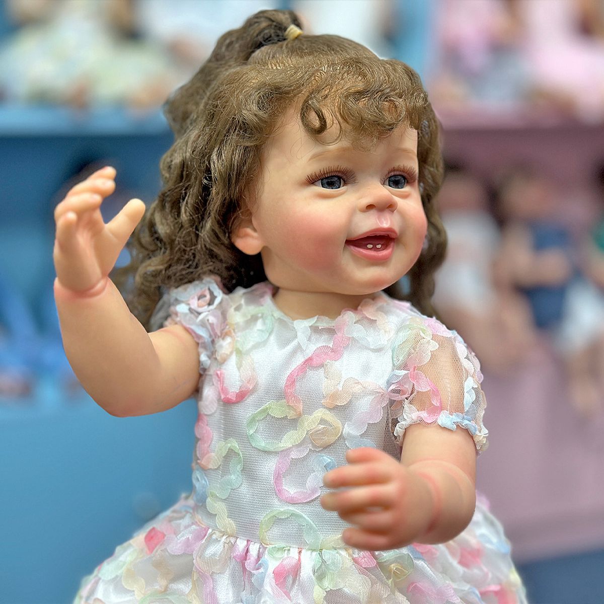 TIOZONEY - Muñeca bebe reborn vinilo de silicona juguetes para 55cm