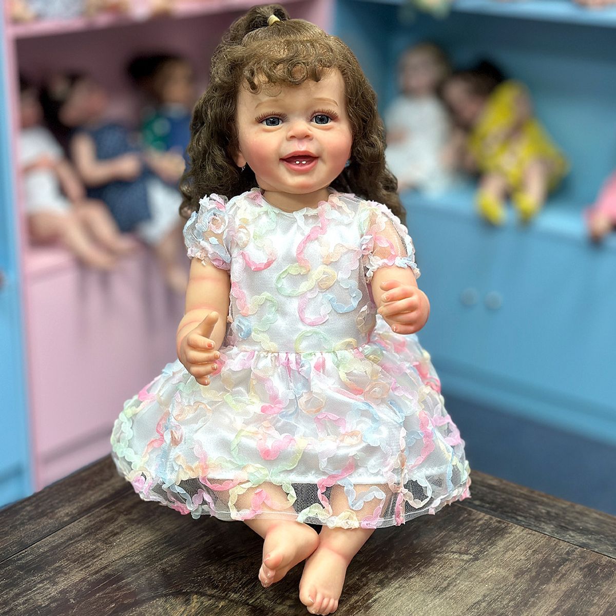 TIOZONEY - Muñeca bebe reborn vinilo de silicona juguetes para 55cm