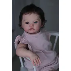 TIOZONEY - Muñeca bebe reborn vinilo de silicona juguetes para 50cm
