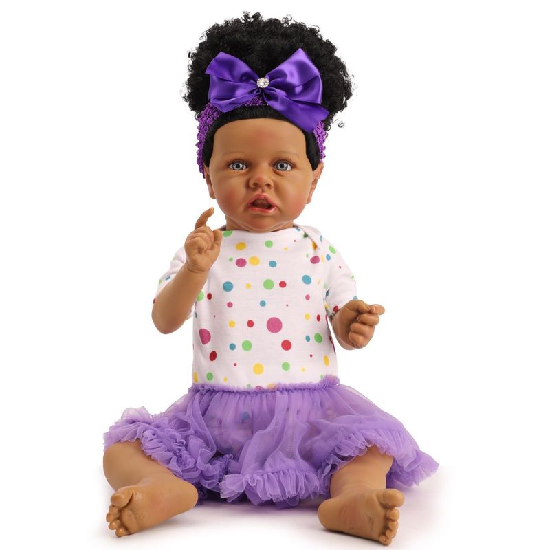 TIOZONEY - Muñeca bebe reborn vinilo de silicona juguetes para 55cm