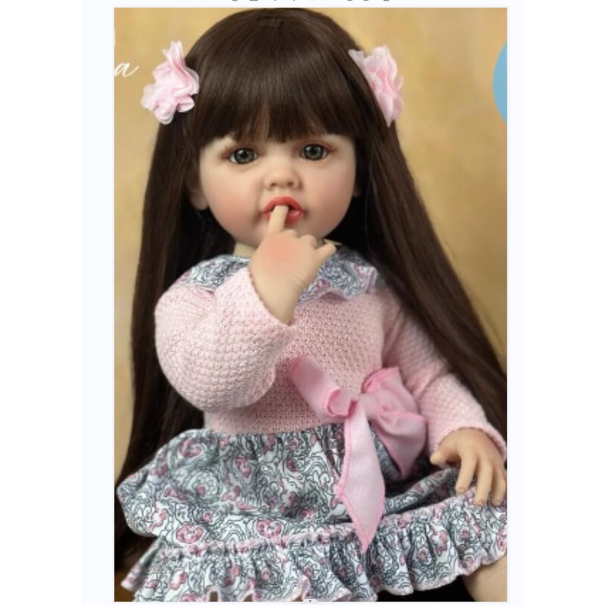 TIOZONEY - Muñeca bebe reborn vinilo de silicona juguetes para 55cm