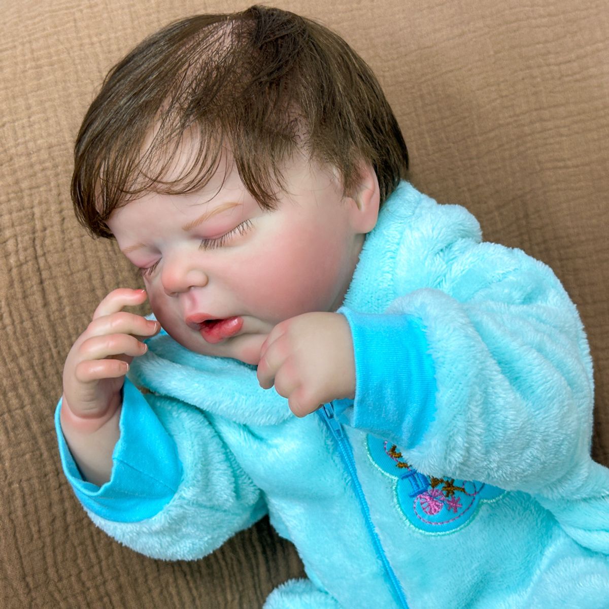 TIOZONEY - Muñeca bebe reborn vinilo de silicona juguetes para 50cm