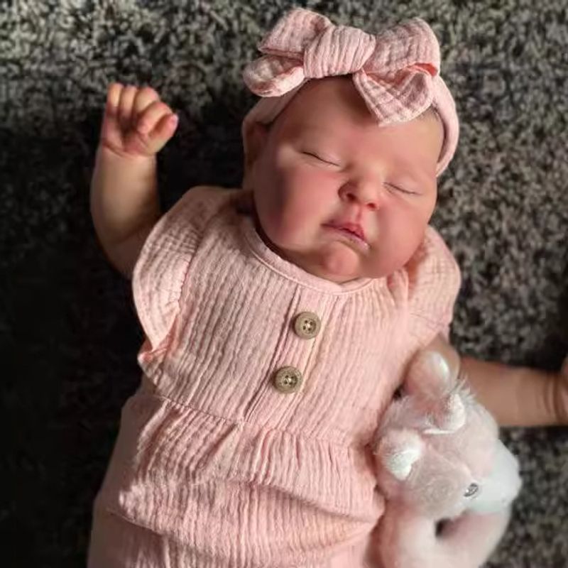 TIOZONEY - Muñeca bebe reborn vinilo de silicona juguetes para 50cm