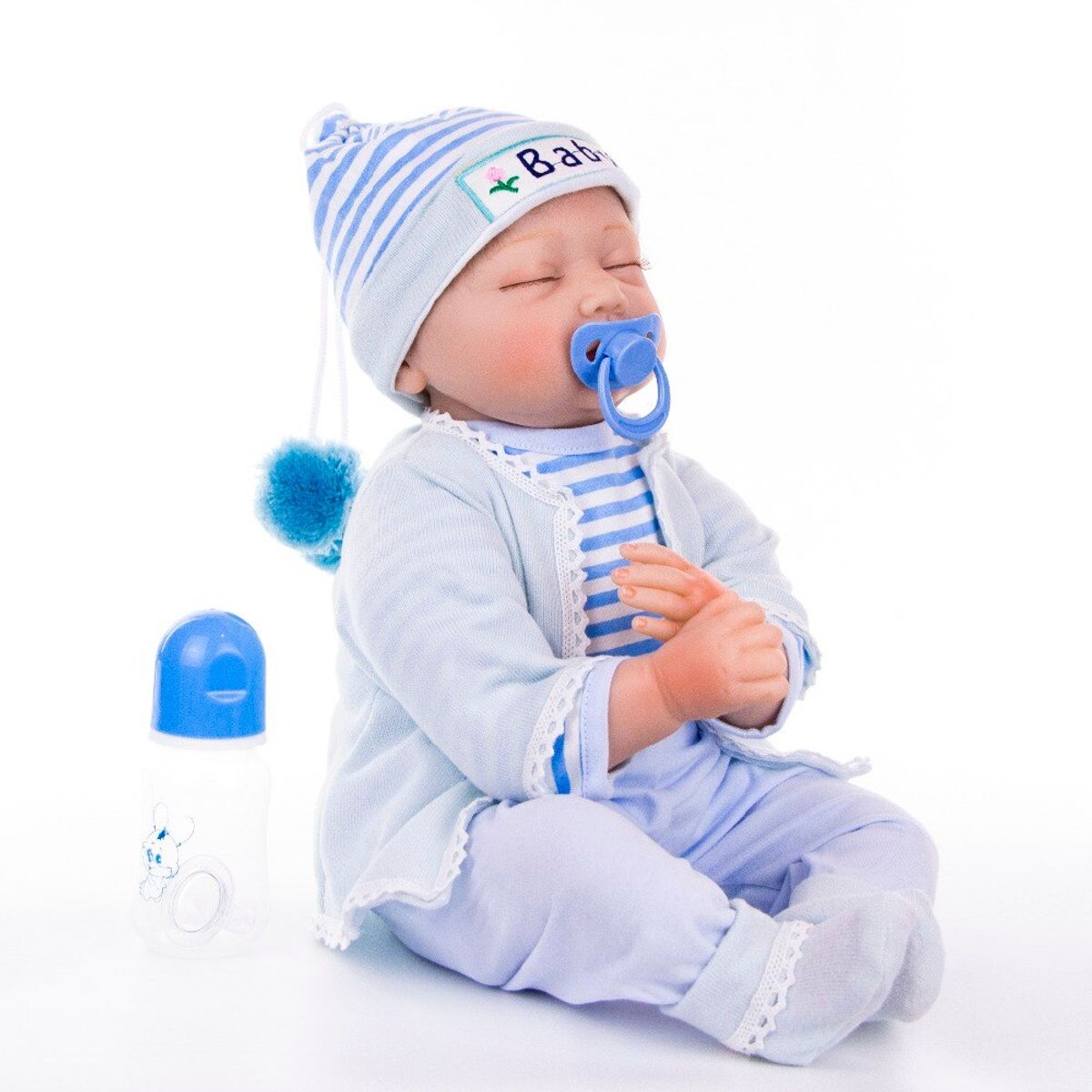 TIOZONEY - KEIUMI muñecas bebé durmiendo 22 \"suave silicona Reborn Baby Boy 55 c.""""."""