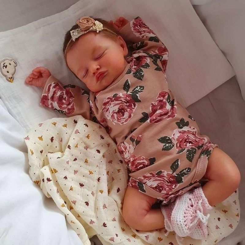 TIOZONEY - Muñeca bebe reborn vinilo de silicona juguetes para 50cm