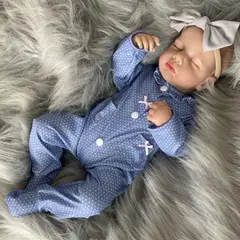 TIOZONEY - Muñeca bebe reborn vinilo de silicona juguetes para 46cm