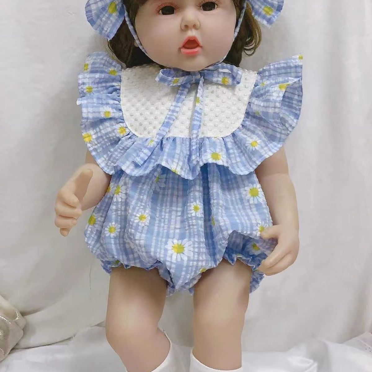 TIOZONEY - Muñeca bebe reborn vinilo de silicona juguetes para 55cm