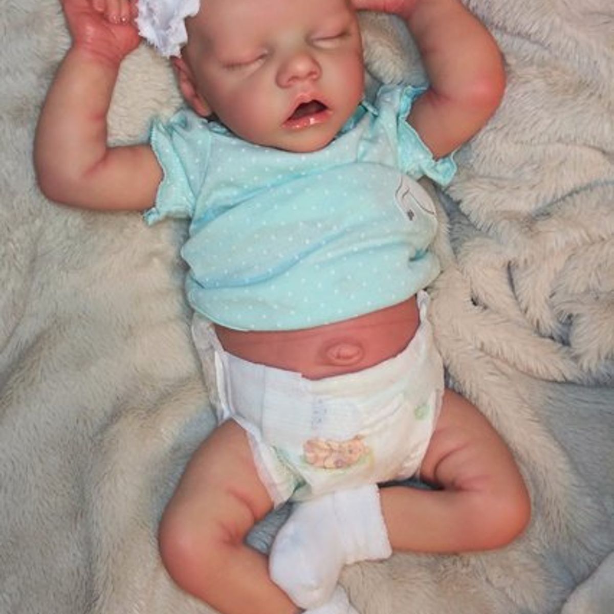 TIOZONEY - Muñeca bebe reborn vinilo de silicona juguetes para 43cm