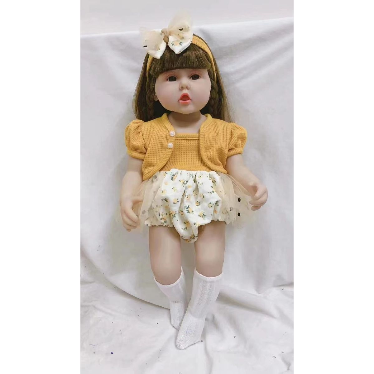 TIOZONEY - Muñeca bebe reborn vinilo de silicona juguetes para 50cm