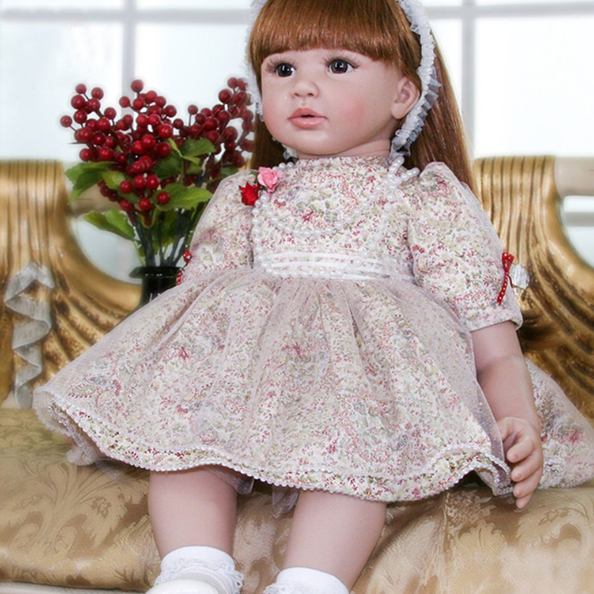 TIOZONEY - Muñeca bebe reborn vinilo de silicona juguetes.