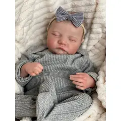 TIOZONEY - Muñeca bebe reborn vinilo de silicona juguetes para 50cm