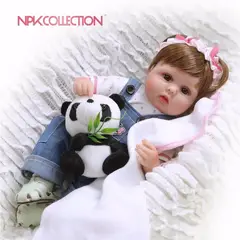 TIOZONEY - Muñeca bebe reborn vinilo de silicona juguetes para 50cm.