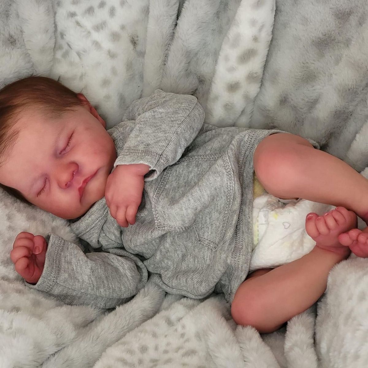 TIOZONEY - Muñeca bebe reborn vinilo de silicona juguetes para 50cm