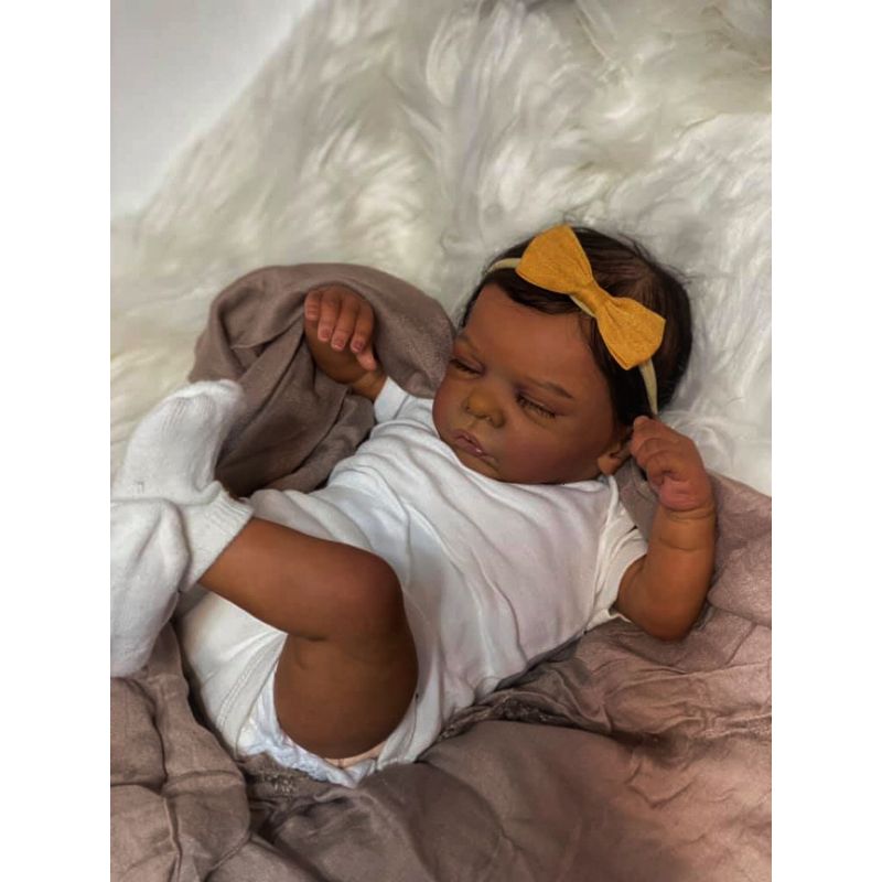 TIOZONEY - Muñeca bebe reborn vinilo de silicona juguetes para 50cm