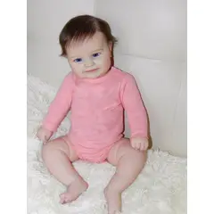 TIOZONEY - Muñeca bebe reborn vinilo de silicona juguetes para 50cm