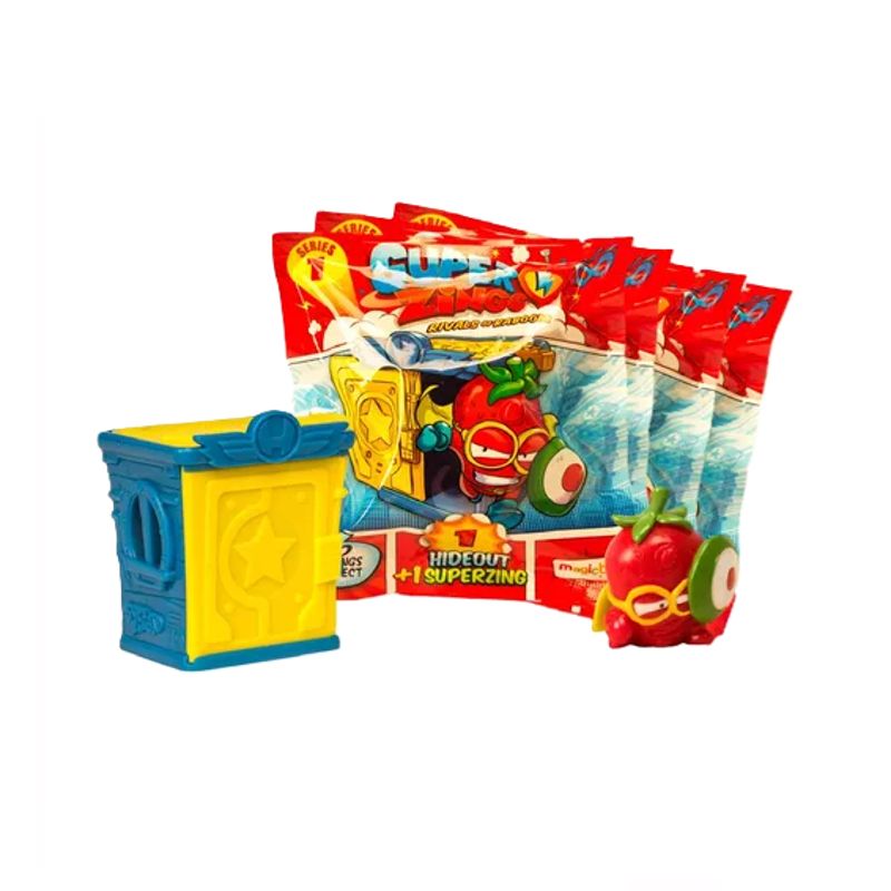 GENERICO - SuperZings 1 - pack 4 unidades hideout multicolor