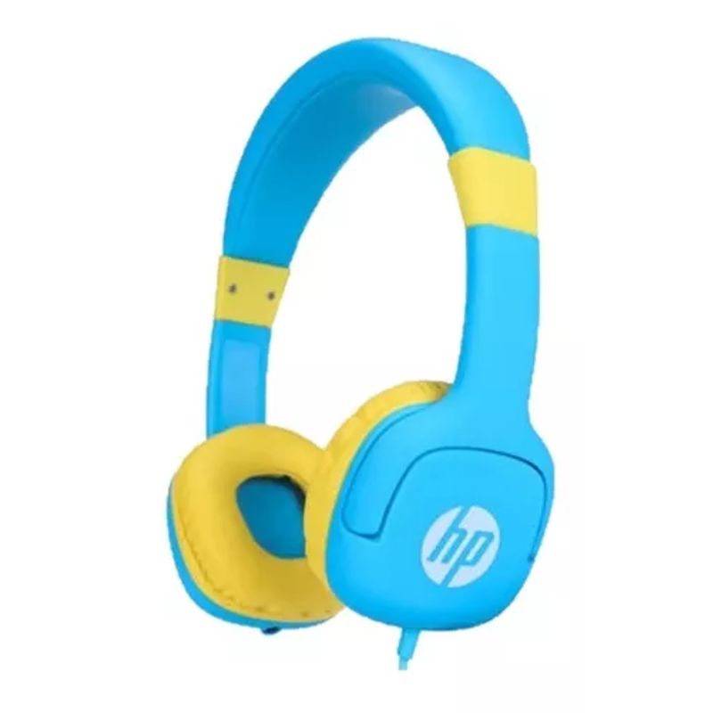 GENERICO - Audífono HP infantil DHH-1600 over-ear jack 35mm color celeste