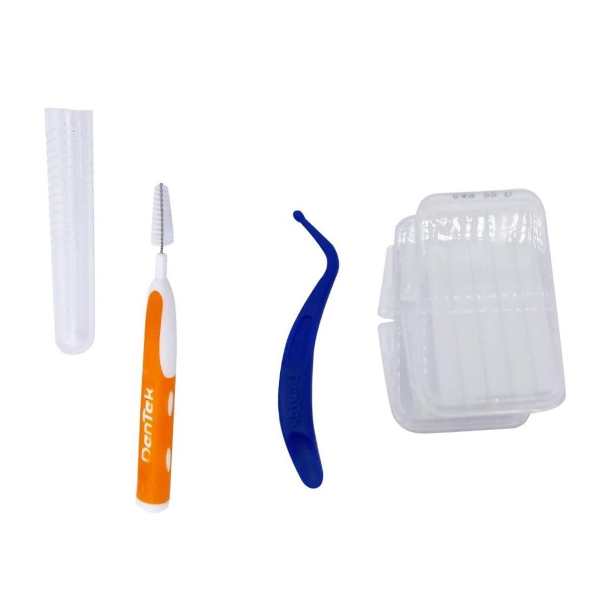 DENTEK - Pack Cera Para Ortodoncia + Cepillo Interdental Easy Brush DENTEK.