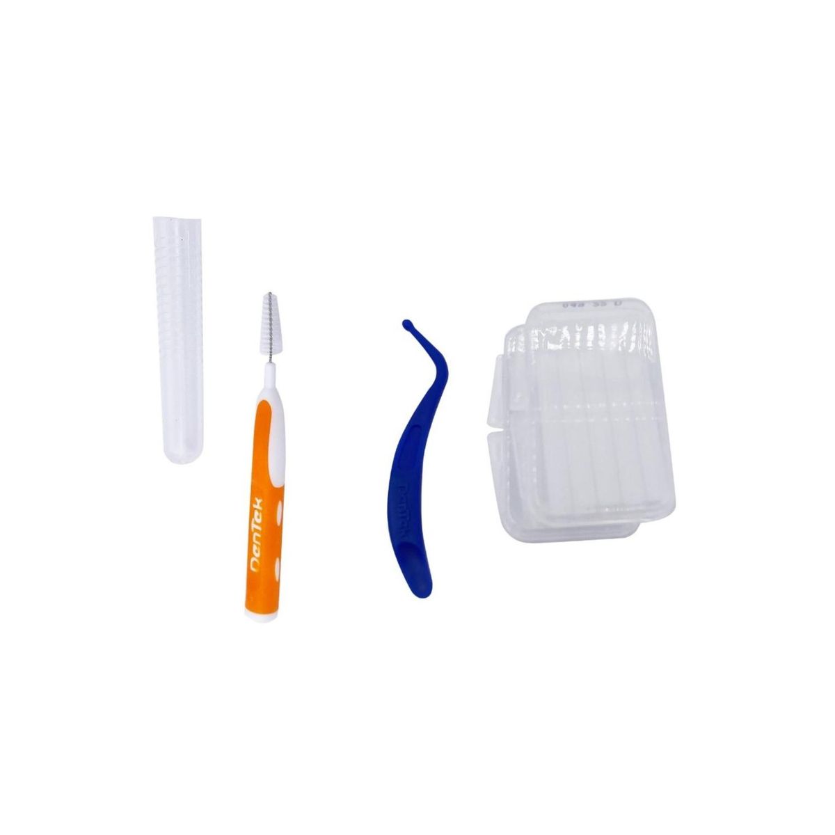 DENTEK - Pack Cera Para Ortodoncia + Cepillo Interdental Easy Brush DENTEK.