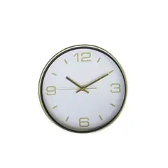 RONDA - Reloj PlataDorado moderno 30x30 cm