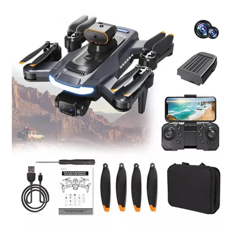 GENERICO - Drone 8k Cámara 5ghz 2 Batería Anti-obstáculos Giro 360