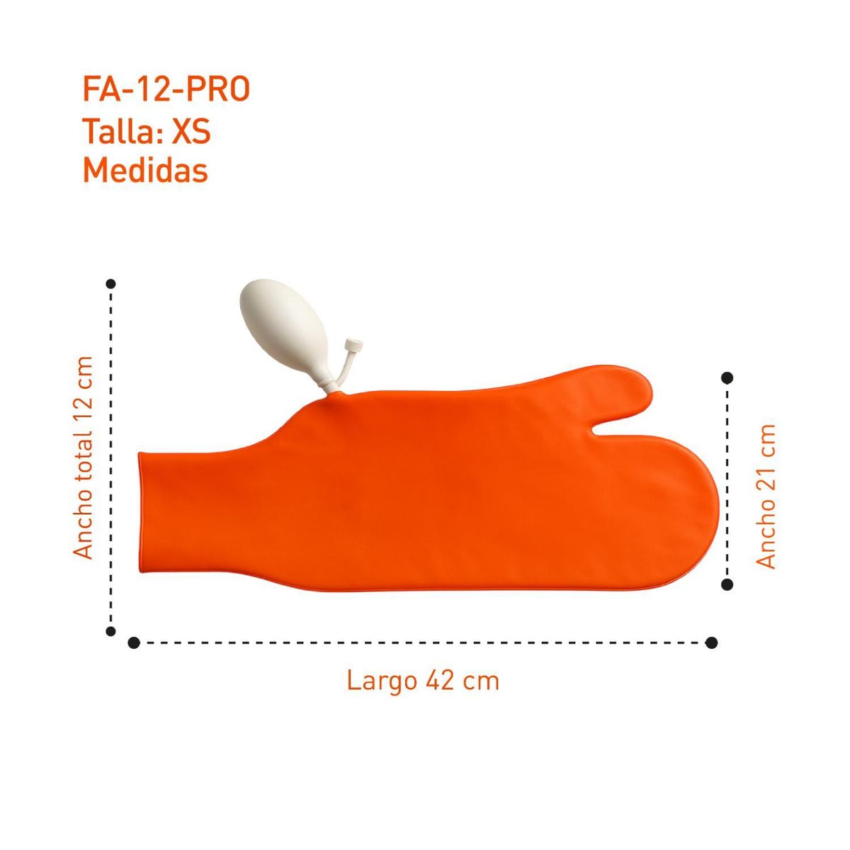 MAXCARE - Protector De Yeso Inflable Brazo Largo Talla XS DRYPRO