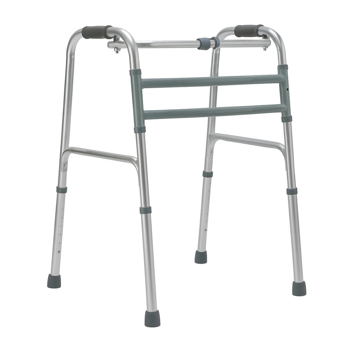 MAXCARE - Andador Burro Ortopédico Plegable Paso a Paso Aluminio Strong MAXCARE