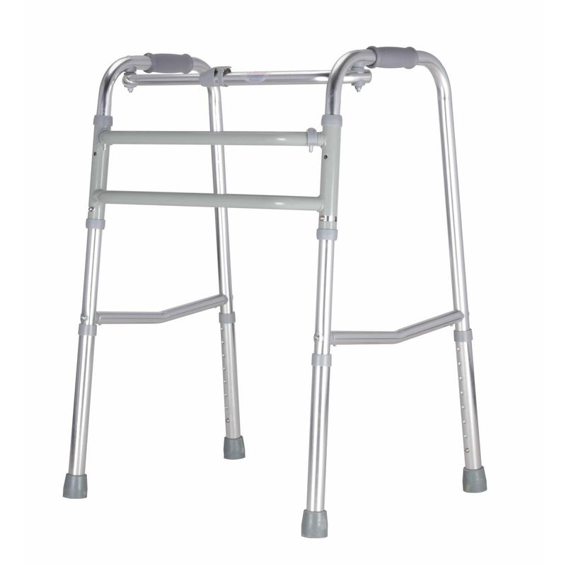 MAXCARE - Andador Burro Ortopédico Plegable Paso a Paso Aluminio Strong MAXCARE
