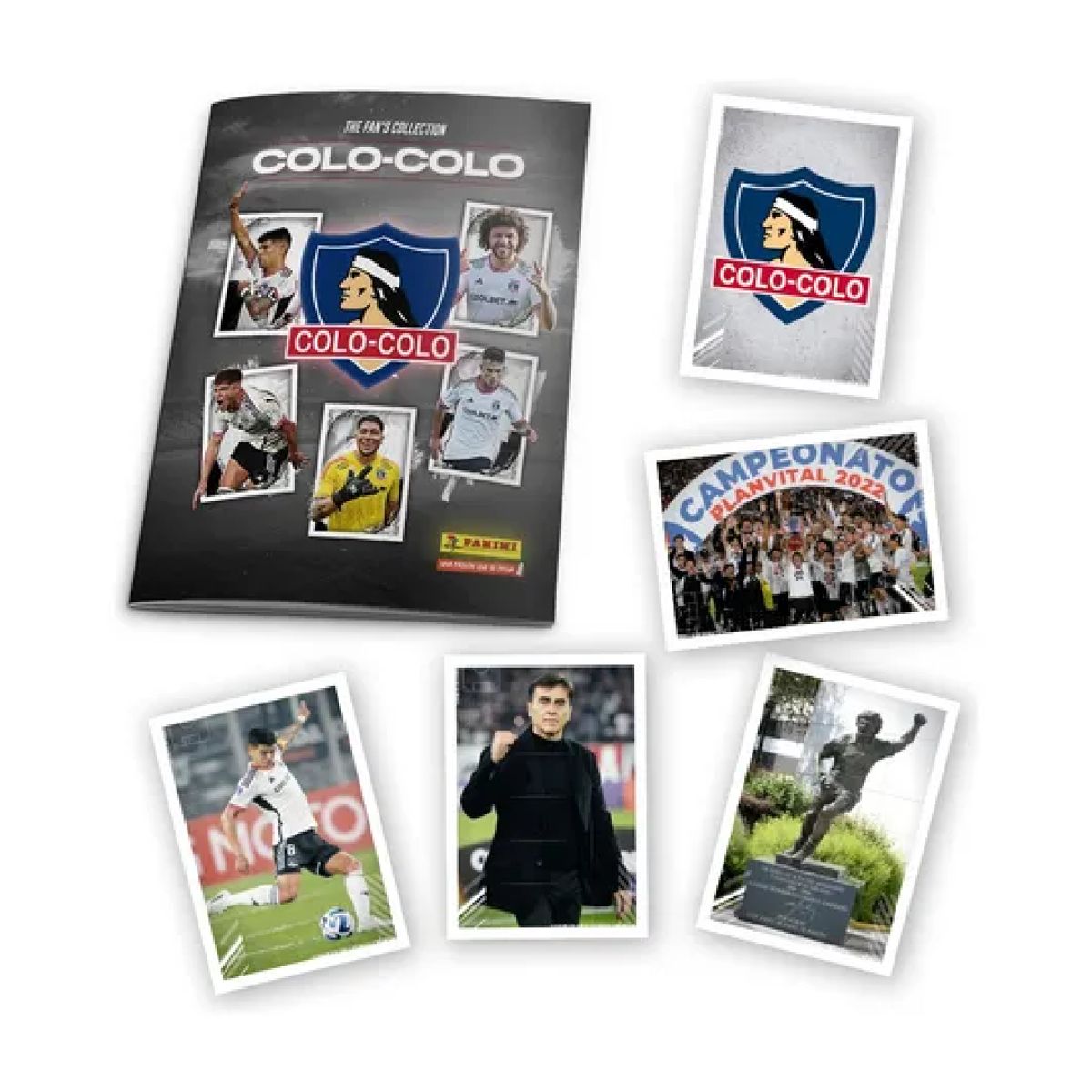 PANINI - COLECCIÓN COMPLETA COLO-COLO ( 1 ÁLBUM + 144 STICKERS)