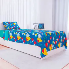DORAL - Juego de sábanas de polar infantil 1.5 plaza Globo