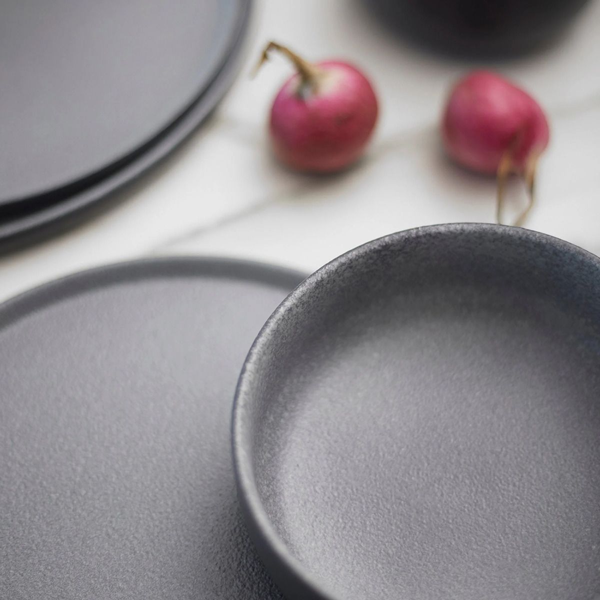 COQUINARIA - Juego de Vajilla Coquinaria Gris 20 piezas Coquinaria