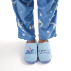 DISNEY - Pantuflas Stitch I Don't Do Mornings Colección - Mujer