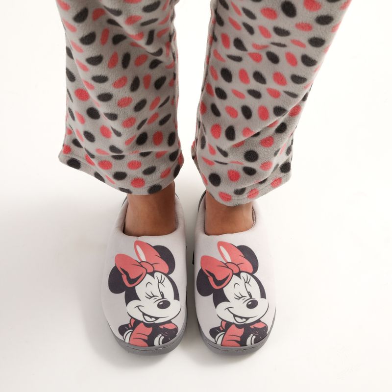 DISNEY - Pantufla Mujer Minnie Posando Blanco Disney