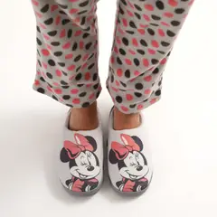 DISNEY - Pantufla Mujer Minnie Posando Blanco