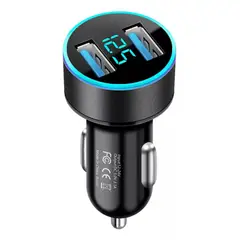 GENERICO - Cargador adaptador auto Usb doble entrada 12-24v