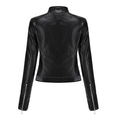 Imagen 2 del producto Chaqueta de PU para mujer - Negro