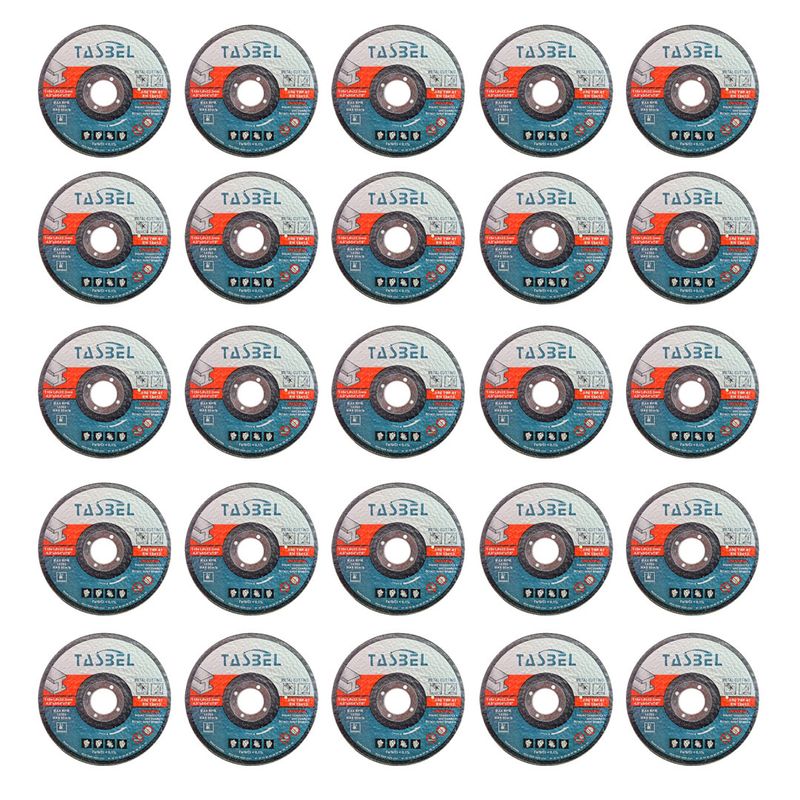 GENERICO - Disco Corte De Metal Acero 115 X 1 X 22.2 Mm 25 Unid