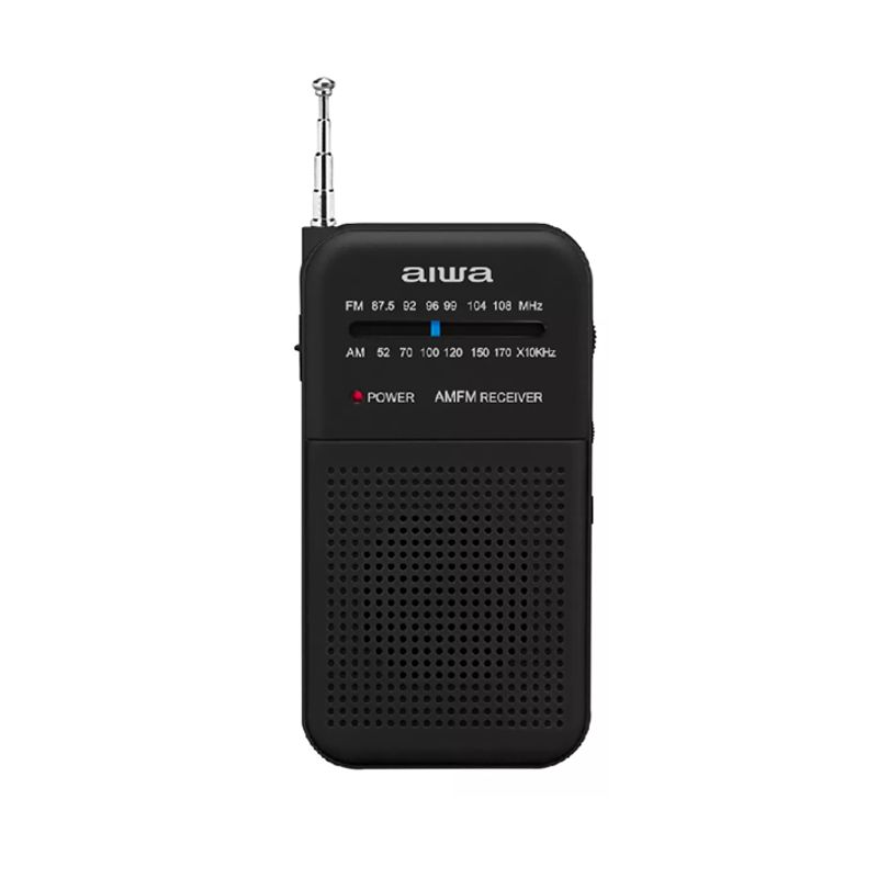 GENERICO - Radio portátil Aiwa análoga FMAM potencia 04W color negro
