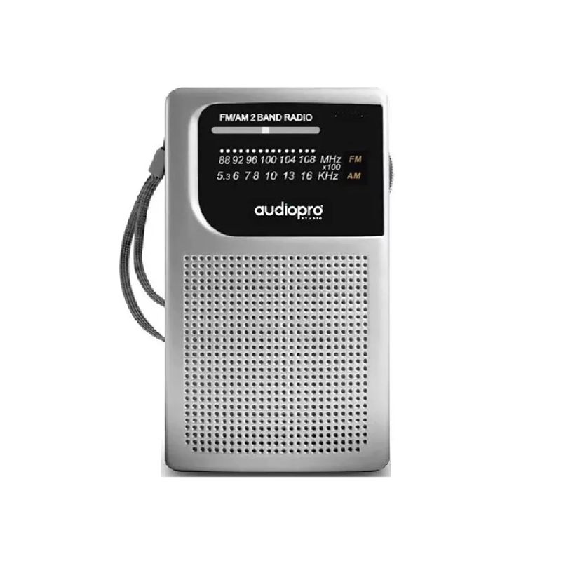 GENERICO - Radio FMAM portátil de bolsillo Audiopro AP02079 color gris