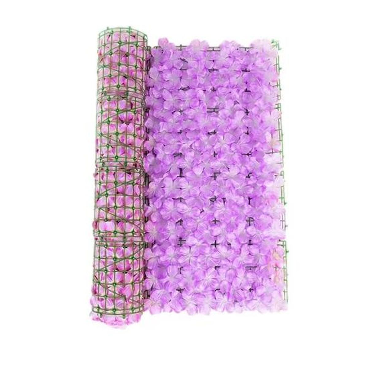 GENERICO - Flor Artificial para Decoración Panel Pared Muro 3m Violeta