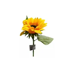 GENERICO - Pack de 12 Ramos de Girasol Artificial Decorativo