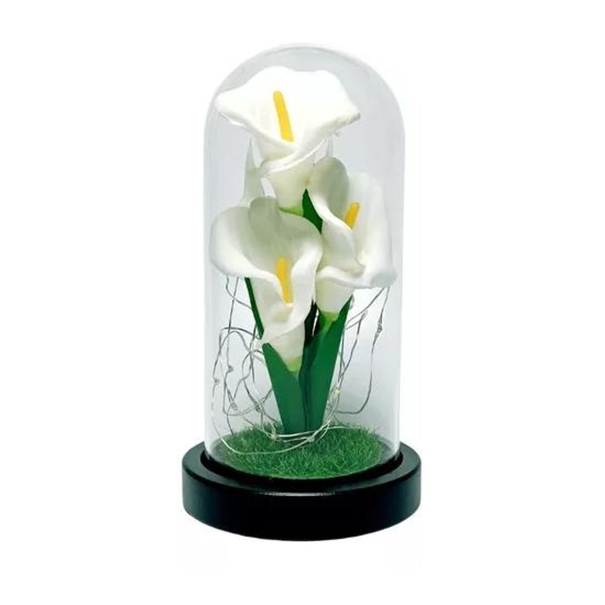 GENERICO - Girasol Eterno Artificial Lampara Cúpula Decoración