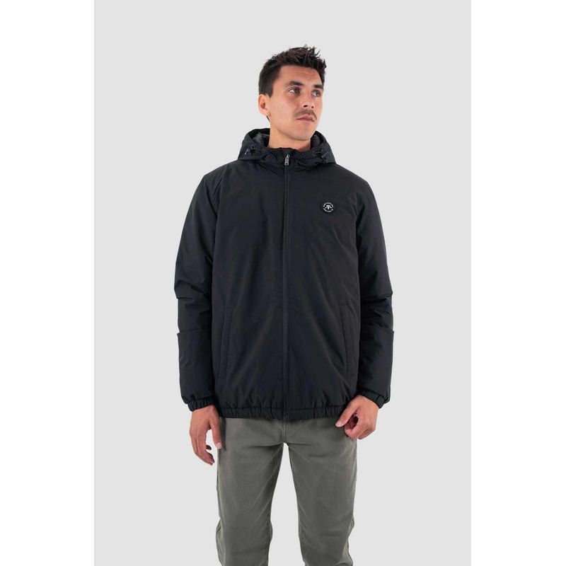 KAYA UNITE - Parka Hombre Solid Negro