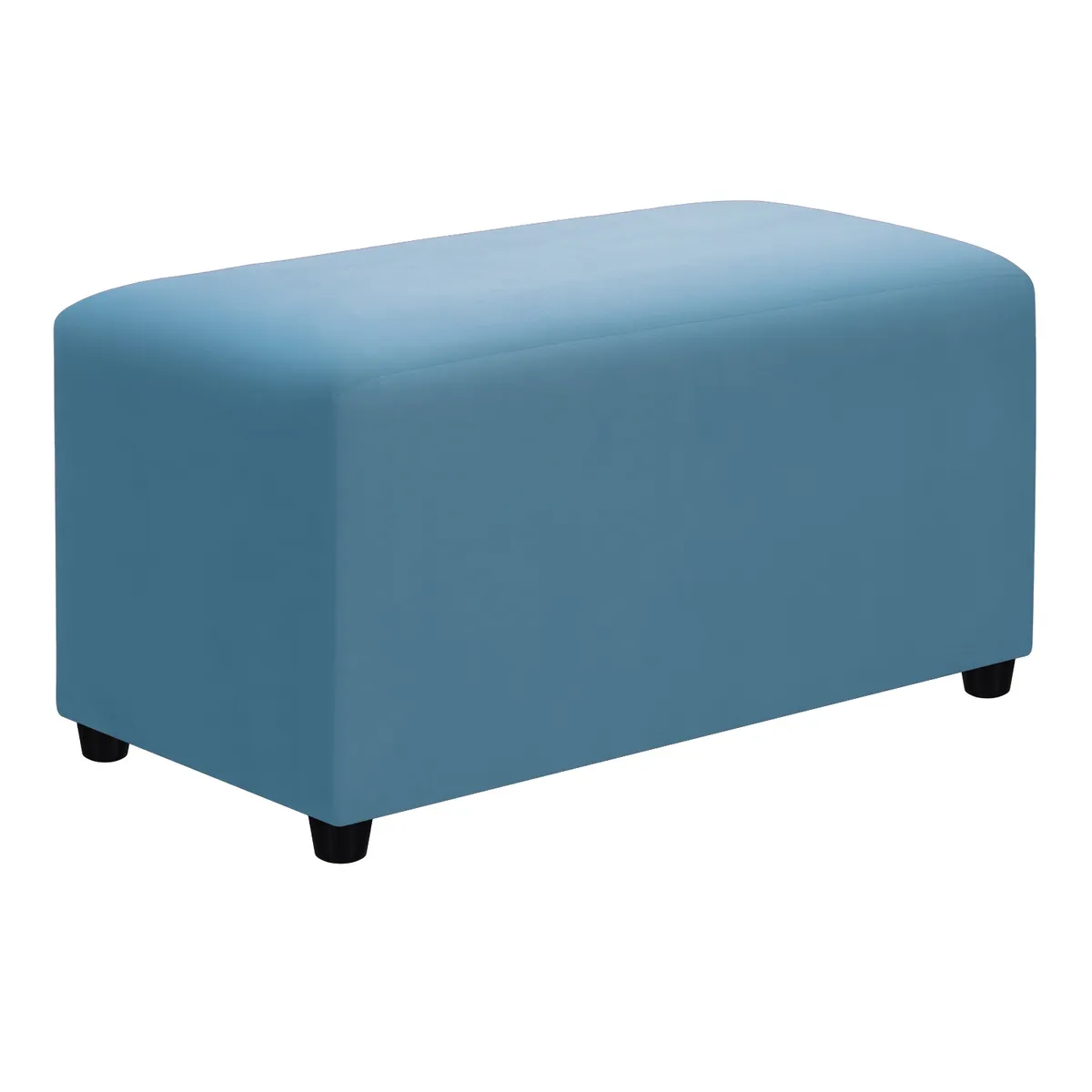 BODEVIR - Banqueta Cali 2C Felpa 30 Azul Petroleo