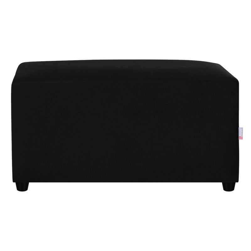 BODEVIR - Banqueta Cali 2C Felpa 30 Negro